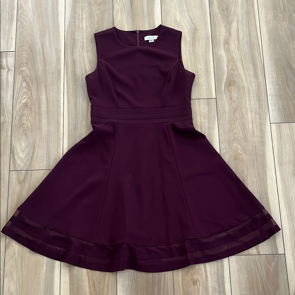 Calvin Klein Rich Plum Dress